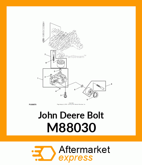 BOLT, 10 X 75 M88030