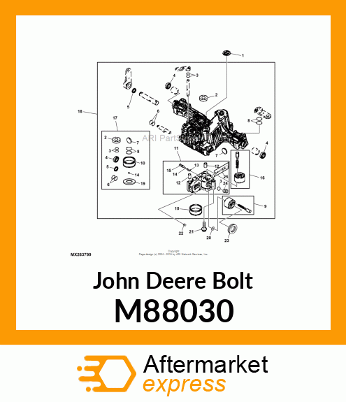 BOLT, 10 X 75 M88030