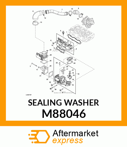 WASHER, SEAL 14 M88046