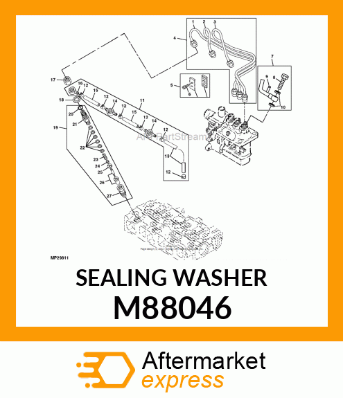 WASHER, SEAL 14 M88046