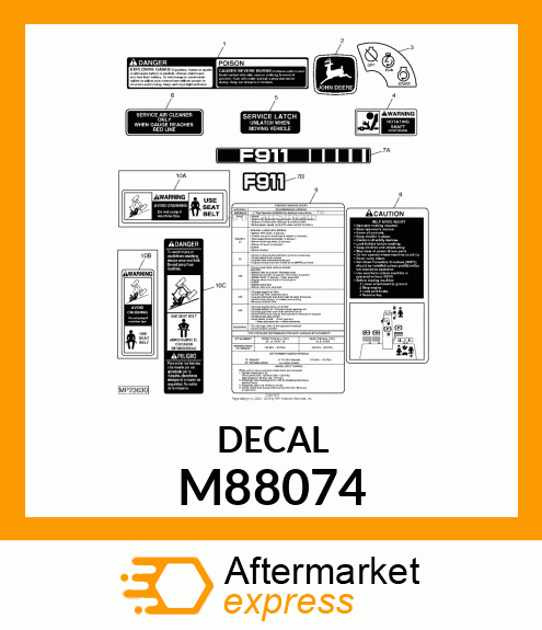 LABEL, SERVICE LATCH M88074