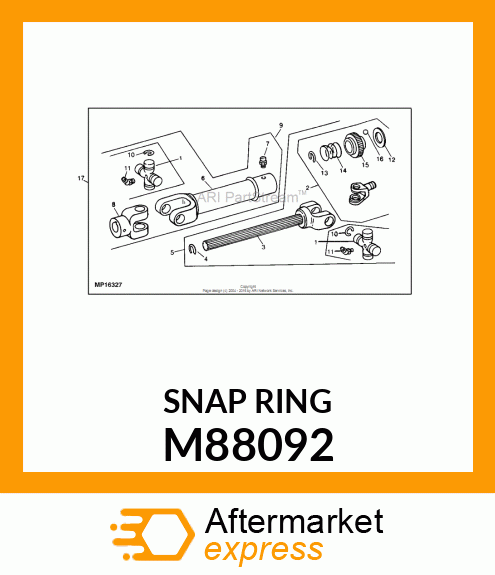 RING, RETAINING M88092