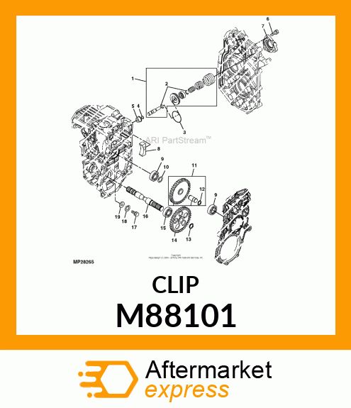 SNAP RING, RING, RETAINING M88101