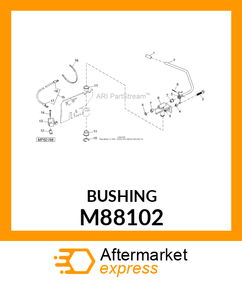 BEARING, FLANGE M88102