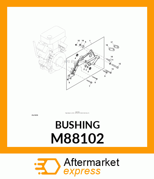 BEARING, FLANGE M88102