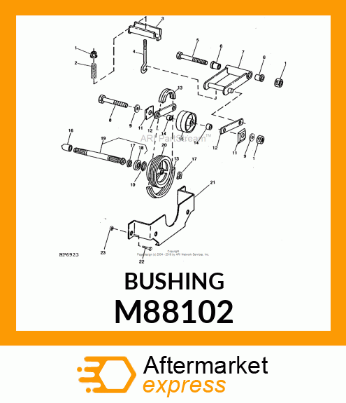 BEARING, FLANGE M88102