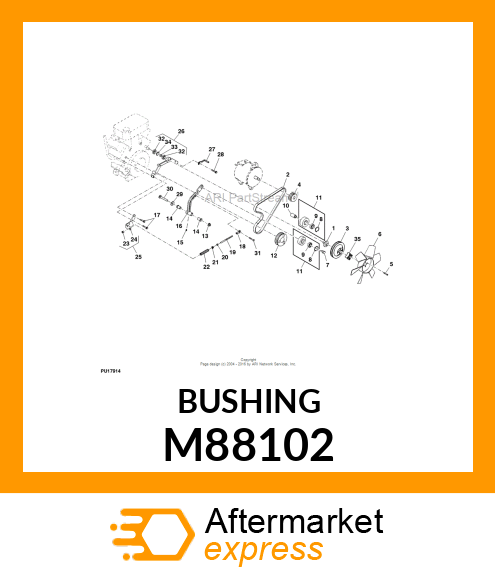 BEARING, FLANGE M88102