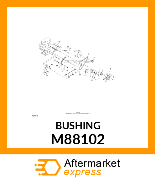 BEARING, FLANGE M88102