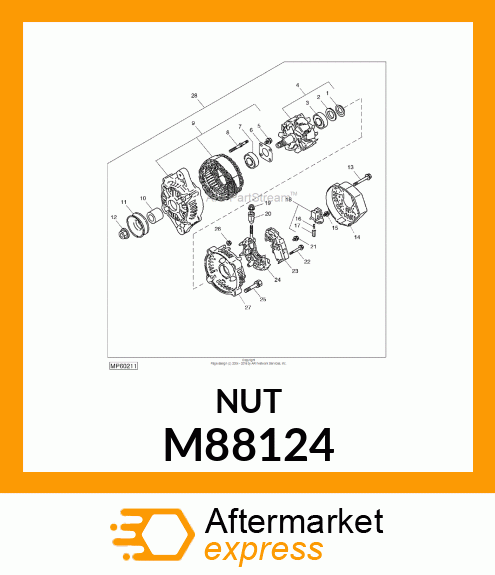 NUT, NUT M88124