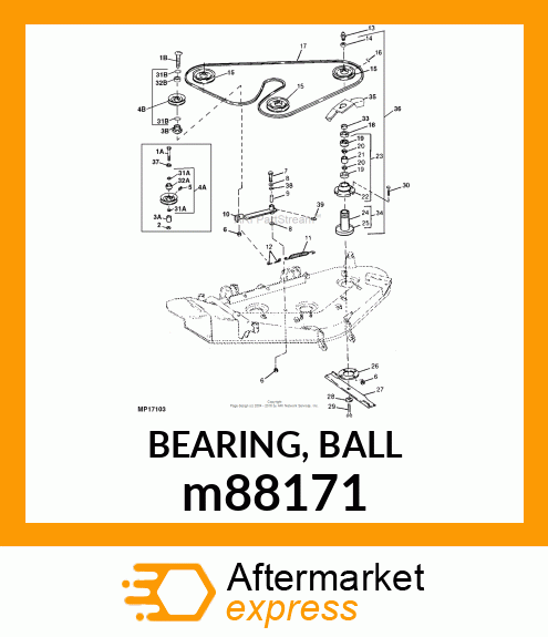 BEARING, BALL m88171