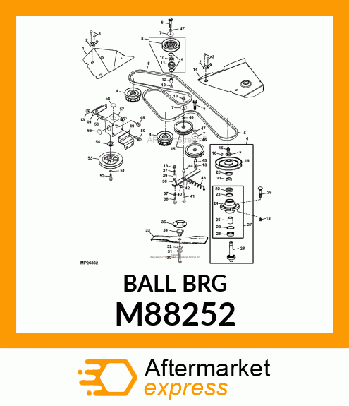 BEARING, SPINDLE M88252