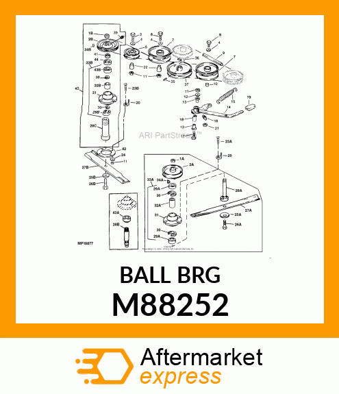 BEARING, SPINDLE M88252