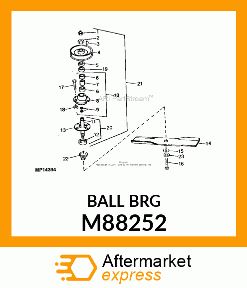 BEARING, SPINDLE M88252