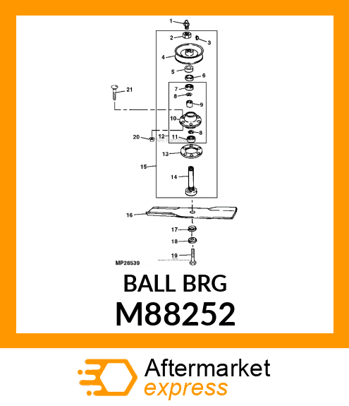 BEARING, SPINDLE M88252