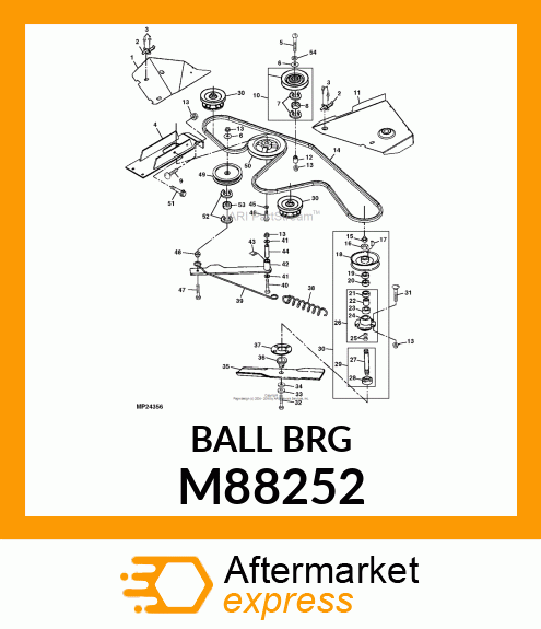 BEARING, SPINDLE M88252