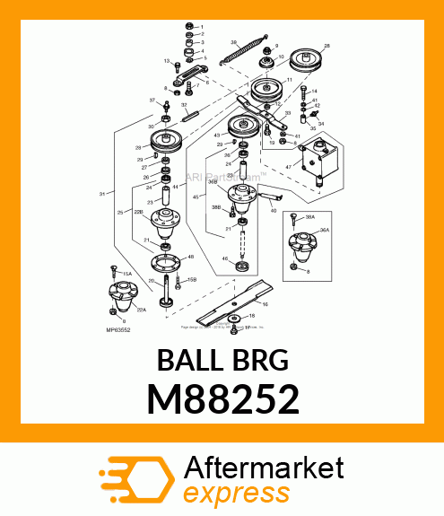 BEARING, SPINDLE M88252