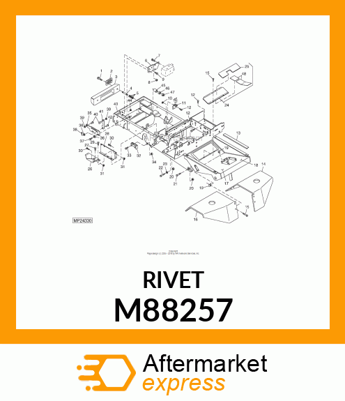 RIVET, TRUSS HEAD M88257