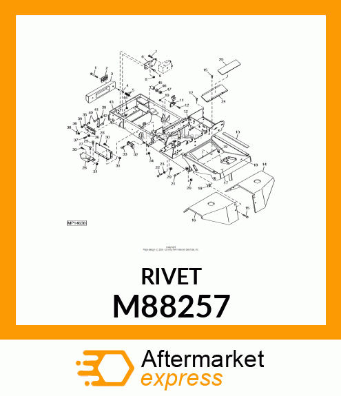 RIVET, TRUSS HEAD M88257