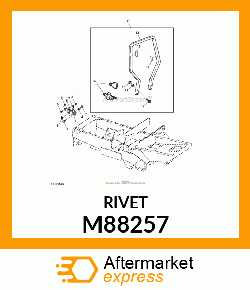 RIVET, TRUSS HEAD M88257