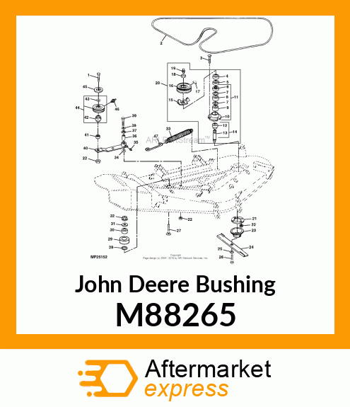 BUSHING, IDLER M88265