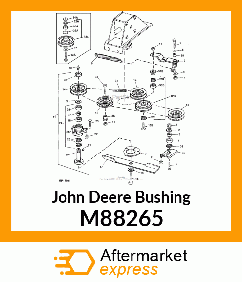 BUSHING, IDLER M88265