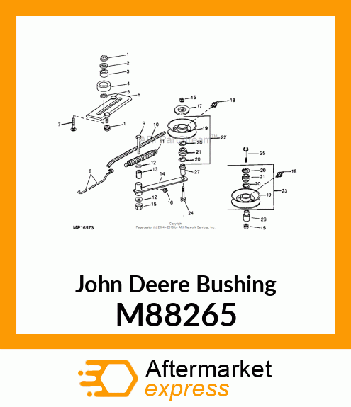 BUSHING, IDLER M88265