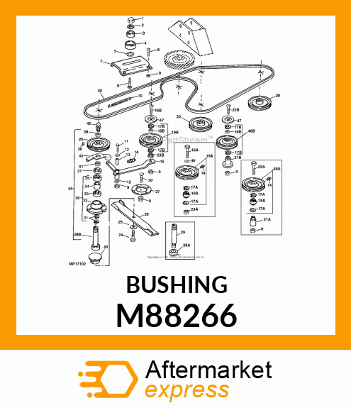 BUSHING, IDLER M88266