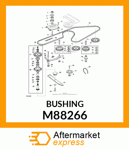 BUSHING, IDLER M88266