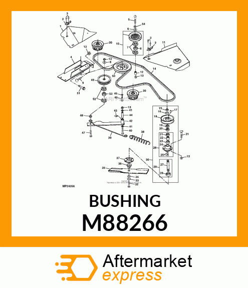 BUSHING, IDLER M88266