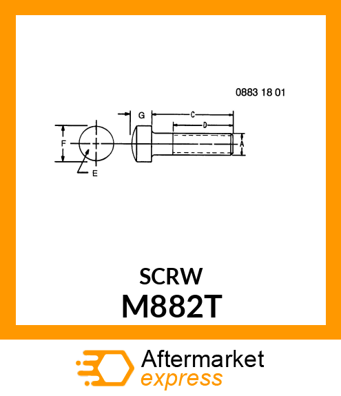 SCREW,SOCKET HD CAP M882T