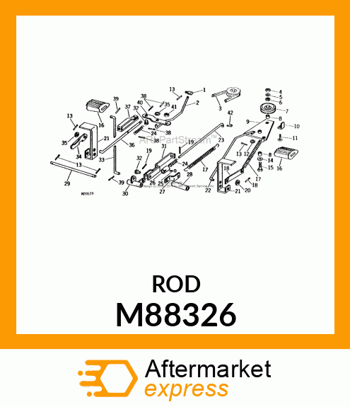 Rod - ROD, CLUTCH M88326