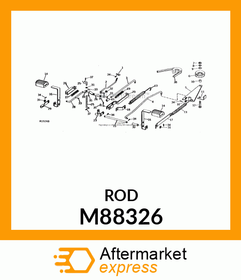 Rod - ROD, CLUTCH M88326