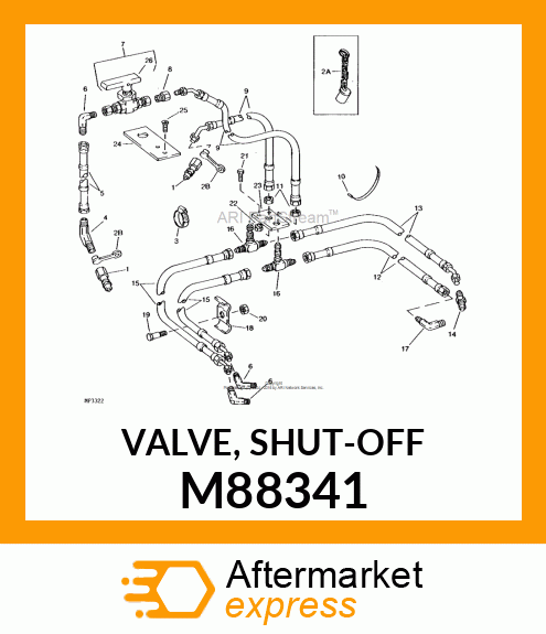 VALVE, SHUT M88341