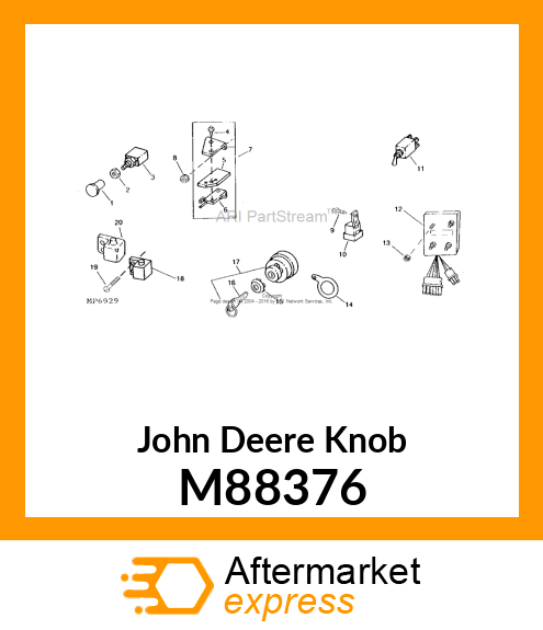 KNOB, KNOB M88376