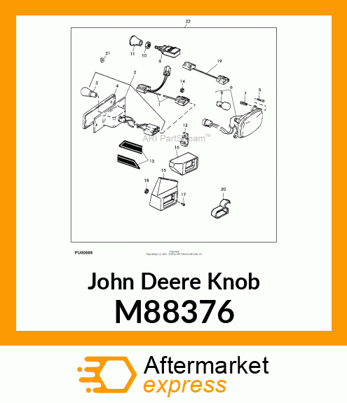 KNOB, KNOB M88376