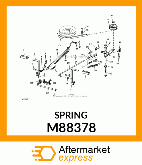 Torsion Spring - SPRING M88378