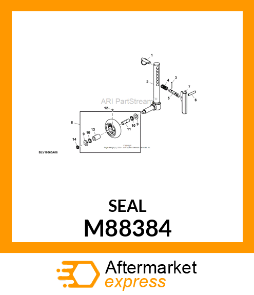 SEAL, SEAL, BEARING RETAINER M88384