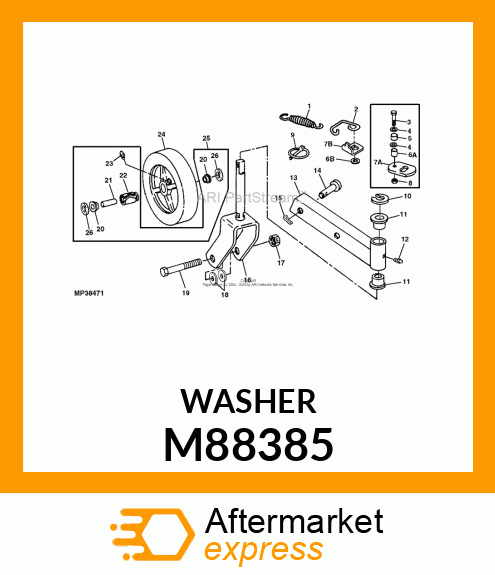 THRUST WASHER M88385