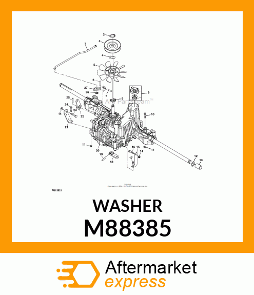 THRUST WASHER M88385