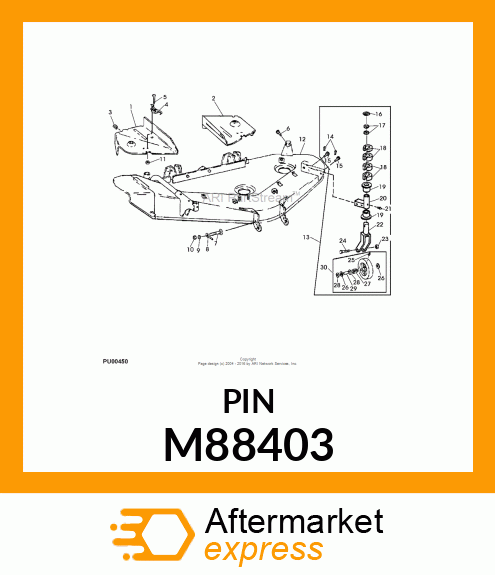 PIN, GAGE WHEEL M88403