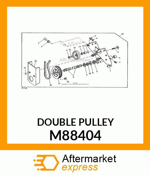 SHEAVE, DRIVEN PTO M88404