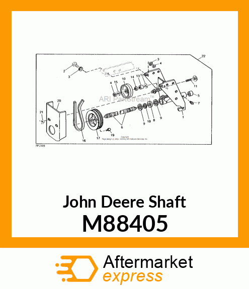 SHAFT, PTO M88405