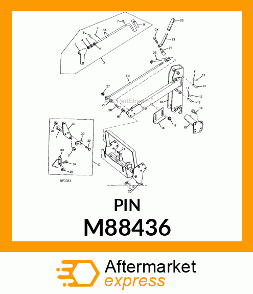 PIN, CLEVIS M88436