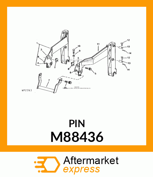 PIN, CLEVIS M88436