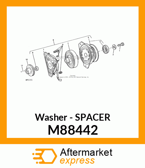 Washer - SPACER M88442