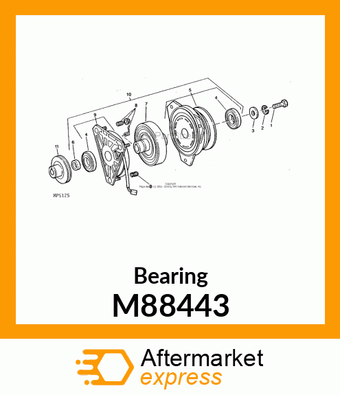 Bearing M88443