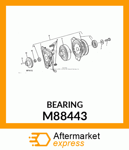 Bearing M88443