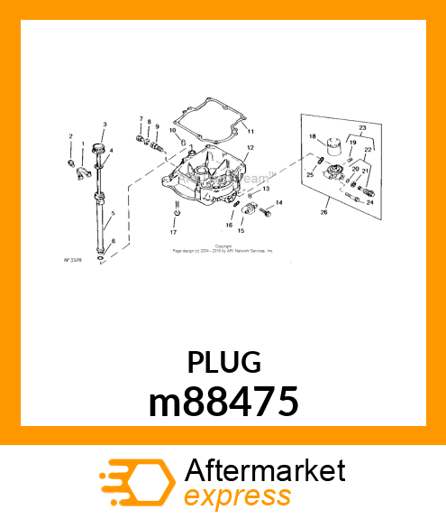 DRAIN PLUG, PLUG, DRAIN m88475