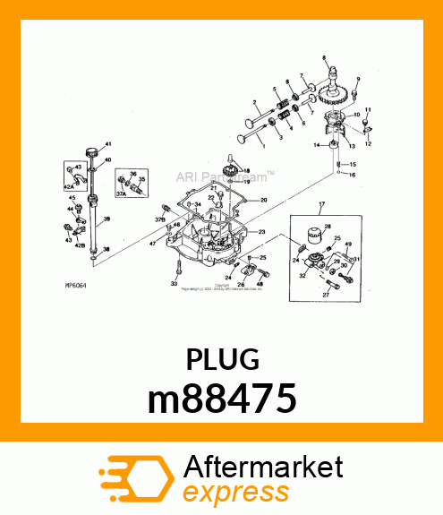 DRAIN PLUG, PLUG, DRAIN m88475