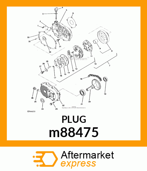 DRAIN PLUG, PLUG, DRAIN m88475